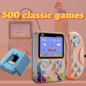 ♥ SPLAY Shipping+Readystock ♥Game Console Super Mario G5 Sup Portable Video Handhelds Contra Mini game Machine 500 Games HD Scre