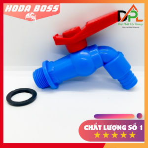 Vòi Xả Nước & Tay Gạt Khóa Gạt - Có Đầu Nối Dễ Gắn Dây Dẫn Nước - Chất Liệu Nhựa Ren 21 27 Thông Dụng