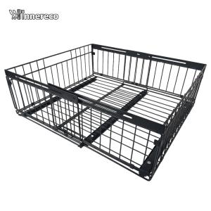 Kitchen Cupboard Organiser with Silent Slide No Drilling and Nailing Cupboard Organiser Sliding Cabinet Basket for Under Sink Cupboard Pantry