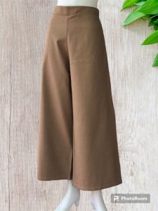 กางเกงขายาวผ้าฝ้าย ทรงสวย ทรงคุณนาย