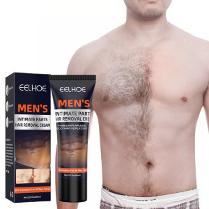Mens Hair Removal Cream Gentle & Non-Irritating For Chest Armpit & Leg Hair Smooth Full-Body Hair Removal Cream for Men