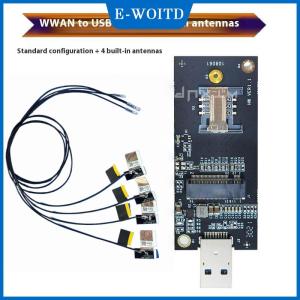 【E-WOITD】 1ชุด DW5821E M2-NGFF DW5811e DW5816E EM7455 L860-GL การ์ดขยาย USB3.0สำหรับ3G 4G 5G LTE โมดูล M2อะแดปเตอร์ USB