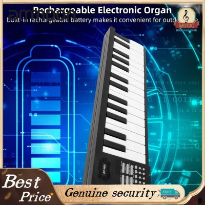 ammoon 61 Key Foldable Electronic Keyboard Portable Digital Piano with Carrying Bag 16 Tones 100 Rhythms 25 Demo Songs LED Display Teaching Function Headphone Jack for Beginners