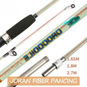 Joran Pancing Joran Fiber Solid Drat Action 8-17 Lbs Medium Super Lentur Joran (165CM 180CM 270CM )Fukushima Manbo Kemasan tabung kertas