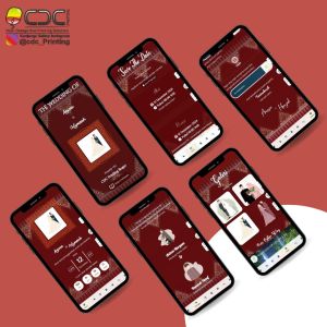 UNDANGAN PERNIKAHAN DIGITAL WEBSITE CANTIK ELEGAN DAN UNIK
