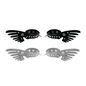 Unique Designs Wing Arm Band Craft of Sturdy PU Leather Materials Suitable for Daily Wear and Special Event