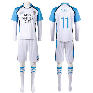qq Anime Blue Lock Jersey Cosplay Sae Hiori Chigiri Bastard Munchen Top Shorts Sportswear Costume Football Uniform Halloween