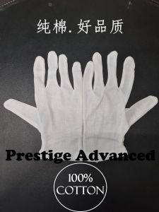 White Inspection Cotton Blend Glove 100% Cotton Glove/Sarung Tangan Keselamatan/Sarung Tangan Warna Putih