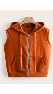 Jaket Rompi Anak Perempuan Katun Fleece 1 - 4 Tahun Sawargi32