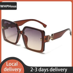 [COD] WHPHous Ship within 24 hours Anti-ultraviolet Square Womens Sunglasses Fashion Large Frame Driving Glasses UV400 Eyewears