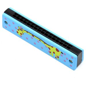 NEXTYOO 16 Lỗ Sáo gỗ Được vẽ đầy màu sắc Âm điệu du dương Melodica Dễ thương Nhạc cụ Orff Đồ chơi trẻ em