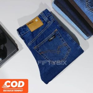 UVALL Celana jeans Pria Regural / Celana panjang Pria standar