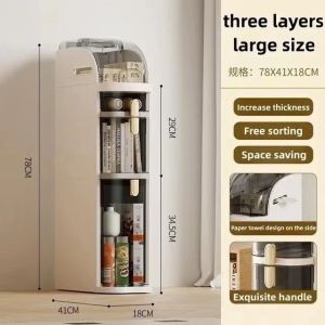 Bathroom Kitchen Drawer Multi layer Storage Cabinet Multi functional Storage Cabinet Gap