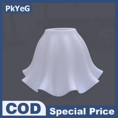 PkYeG 1Pcs DIY Wall Night Restaurant Chandelier Replacement E27 Plastic Bell Orchid Lampshade Hanging Lamp Accessories Table Parts