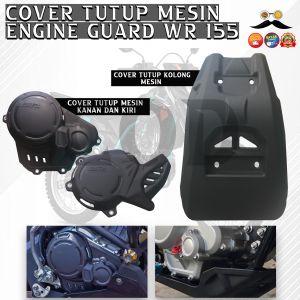 TUTUP MESIN WR 155 WR155 COVER ENGINE GUARD LUMPUR MOTOR TRAIL CROSS SUPERMOTO SUPER MOTO DIRTBIKE