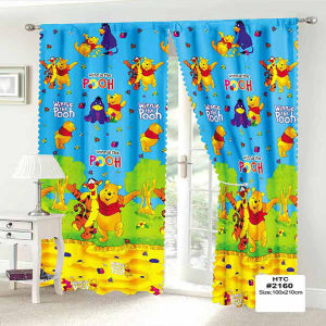 1PCS Cartoon Curtains 100x210cm Animal Curtains Suitable For Door Window Home Decoration Kurtina With Various Cartoon Animals Curtains Mickey&Mouse Hello&kitty Curtain Kurtina Sale Children Birthday Party Decor Cotton Curtains