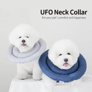 Pet Recovery Collar Water-Resistant Soft Adjustable Protective Cone Elizabethan Collar for Dogs and Cats After Surgery