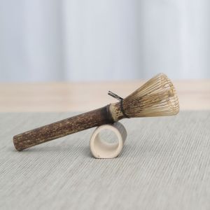 Q-1151 STORE 80 Fringe Useful Japanese Tea Set Matcha Green Tea Matcha Tea Powder Whisk Bamboo Accessories Bamboo Brush Matcha Tea Tools
