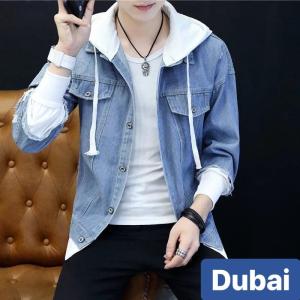 ÁO KHOÁC JEAN NAM CHẤT BÒ CÓ NÓN NỈ HOT TREND HÀN QUỐC CAO CẤP - DUBAI FASHION