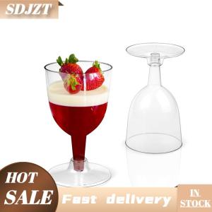 SDJZT 1 6 cái có thể tháo rời rượu vang thủy tinh xách tay có thể tháo rời nhựa rượu vang Kính Trọng lượng nhẹ mùa thu kháng tái sử dụng cho cắm trại ngoài trời