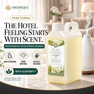 Aromique PEAR FLORAL Water Based Oil for Humidifiers Freshener Room Scent Aroma Therapy