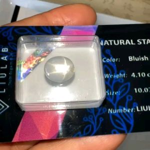 41000-ĐÁ SAPHIA TRẮNG CÓ SAO ĐẸP CHẤT ĐÁ BÁN TRONG ( THIÊN NHIÊN ) KHÔNG XỬ LÝ ẢNH CHỤP CÓ ĐÈN VÀ KHÔNG ĐÈN