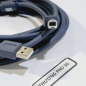 Cáp máy in 2.0 dài 5m / Hiệu Kingmaster màu Xanh hoặc Xám đen