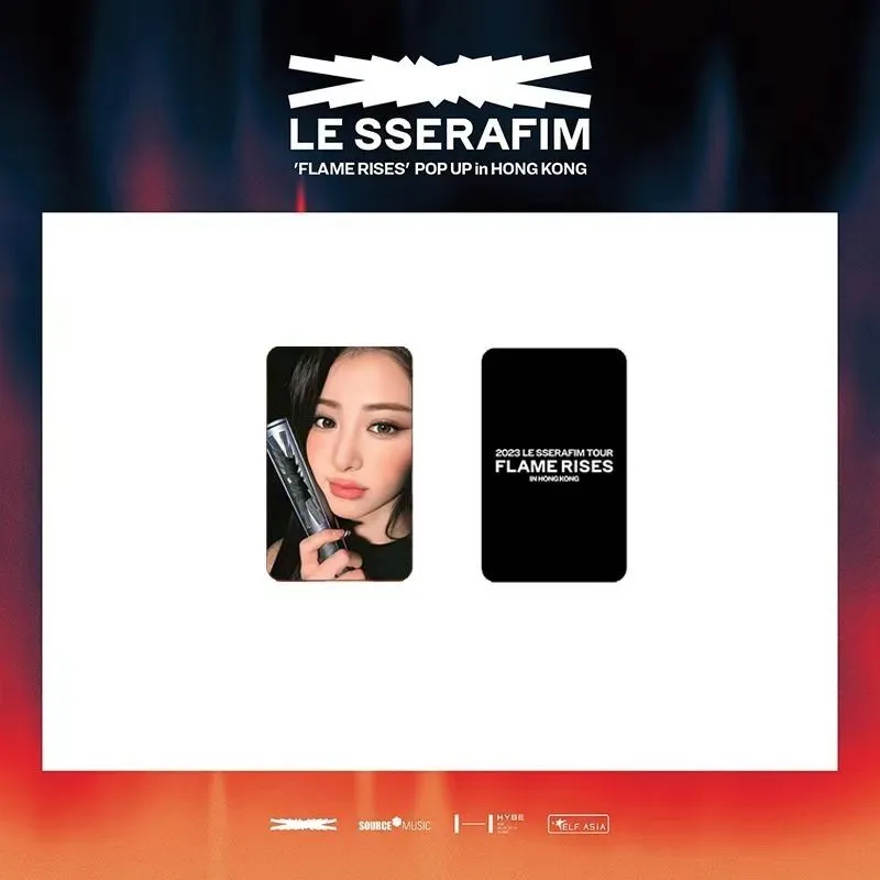 LESSERAFIM Tour FLAME RISES PopUp in HongKong PhotoCards