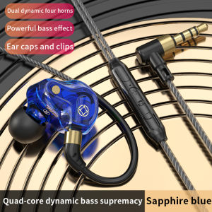 (NEW) Newmsnr Quad Core Dynamic 9D Bass Earphones Digital TYPE-C HD Call Wire Earphone Noise Reduction In Ear Headphones No Delay Gaming Headset Waterproof Sweatproof No Ear Pain Headphone