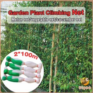 Digeo Garden Plant Climbing Net Vegetables Cucumber Trellis Net Trellis Net 2M*100M