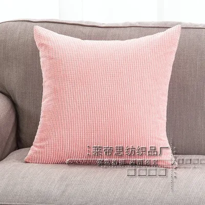 WGBBig Cushion Cover 70x70 65x65 60x60 55x55 Corn Velvet Pillow Cover Pillow Case Corn Sofa Throw Pillow Cover
