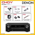 Denon AVR-X250BT 5.1 Ch. 4K Ultra HD AV Receiver with Bluetooth + Free Gift. 