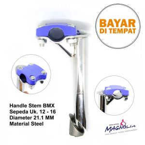 Tiang Stir Stang Sepeda BMX Anak 12 - 18 Stem Head Sepeda Anak 21.1MM