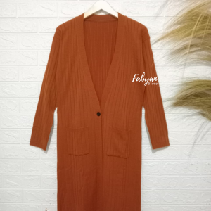 Savana Cardi/Baju Tunik Muslimah/Cardigan Wanita Muslimah/Cardigan Long Tunik/Outer Savana Rajut
