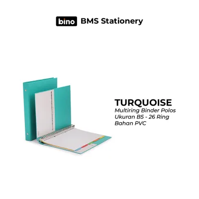 [BMS Stationery] Bantex Multiring Binder Polos | Ukuran B5 | 26 Ring | 1326