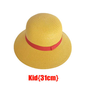 เครื่องแต่งกาย Luffy อะนิเมะเรื่องวันพีชชุดคอสเพลย์ลูฟี่ลิงโลกรูปตัว D สำหรับเด็กผู้ใหญ่หมวกฟางลูฟี่วันฮาโลวีนเล่นสวมบทบาทในงานปาร์ตี้