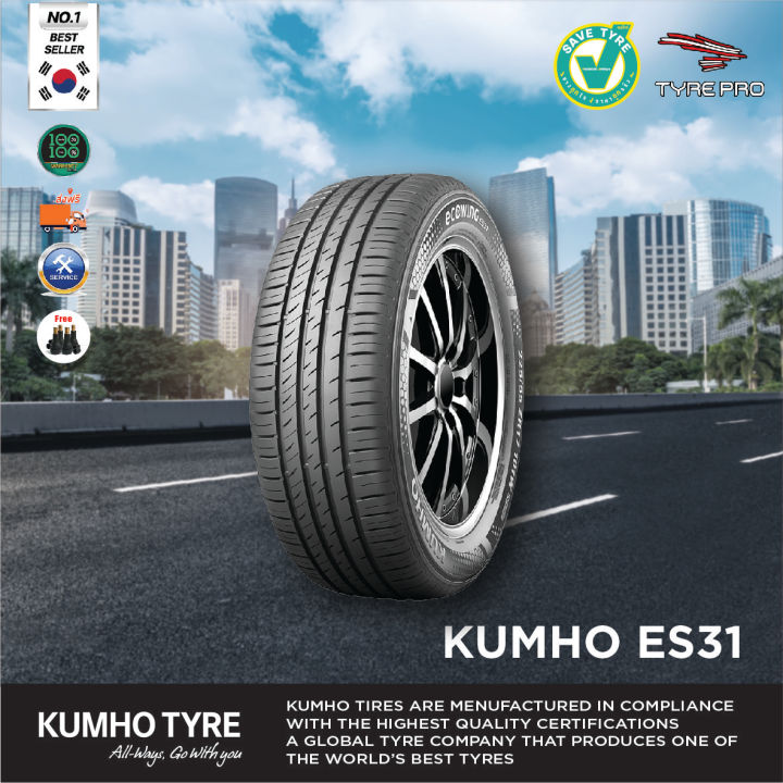 KUMHO รุ่น ES31 ปี 23 ยางสำหรับรถเก๋งนุ่มเงียบ ที่สุดของความเงียบและ ...