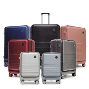 HQ LUGGAGE กระเป่าเดินทาง PC เปิดด้านหน้า ระบบล็อค TSA 4 ล้อคู่ รุ่น 2503