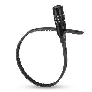 ROCKBROS จักรยานเสือหมอบ MTB แข็งแรงล็อคจักรยานเหล็กล็อคกันขโมย3ล็อครหัสผ่านตัวเลขสำหรับหมวกกันน็อคสกูตเตอร์จักรยานไฟฟ้ามอเตอร์ไซค์