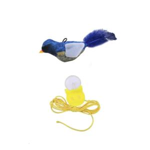 Cats Bird Toy Chirping Interactive Bird Toy Teasing Sparrow Fun Exercise Toy for Indoor Felines Play Exercise Toy
