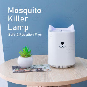 QQ Cute Bear USB Electric Anti Mosquito Killer Lamp UV Bug Trap Light Pest Control Membunuh Nyamuk Lampu Elektrik [F21]