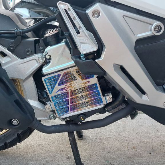 Honda ADV 150 radiator cover with bolts (Thailook) Titanium | Lazada PH