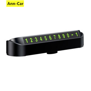 【Ann-Car】Car Temporary Parking Card Phone Number Card Plate Car Sticker Telephone Number Car Park Stop