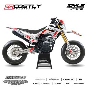 Decal/Stiker crf150L/wr155/ klx bf/ Dtracker/Klx Old/Gordon full body(Bisa ganti warna+nama+no)