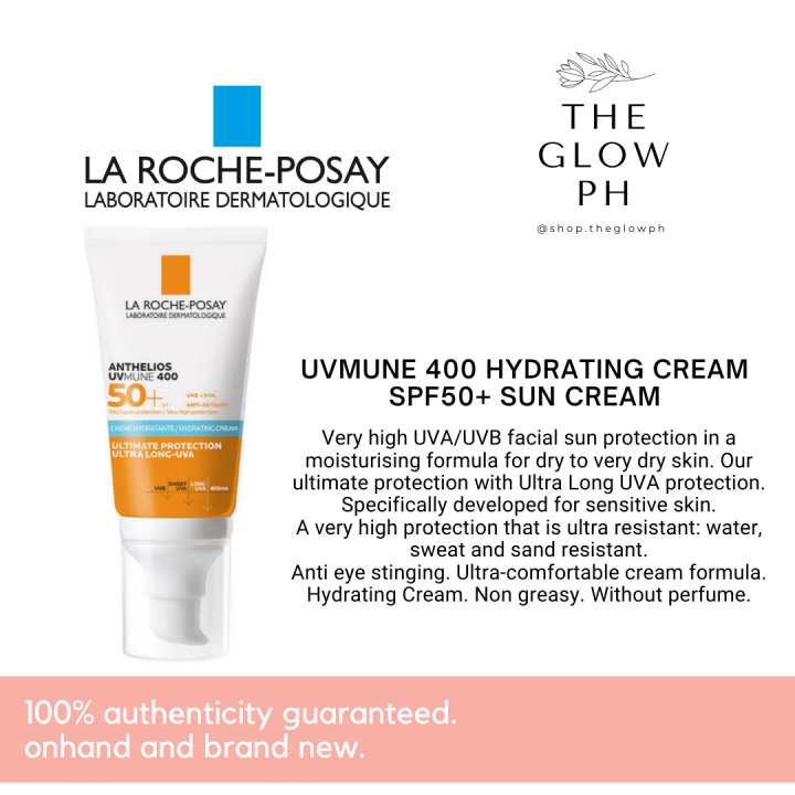 AUTHENTIC LA ROCHE POSAY ANTHELIOS UVMUNE 400 HYDRATING CREAM SPF50 authentic-la-roche-posay-anthelios-uvmune-400-hydrating-cream-spf50
