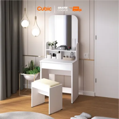 Activ Meja Rias Set Minimalis / Dressing Table / SPIN MR 61 - Putih