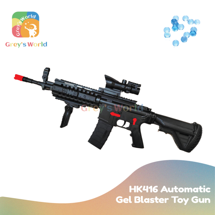 Grey's World HK416 electric automatic Gel blaster toy for boys, ABS ...