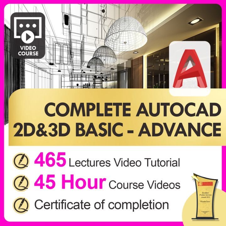[Video Course] Complete AutoCAD 2D & 3D 2016 - 2022 From Beginners To ...
