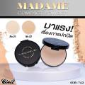 ส่งฟรี !! แป้งมาดาม แป้งพัฟ ซีวิค มาดาม คอมแพค พาวเดอร์ Civic Madame Compact Powder 17 g.. 