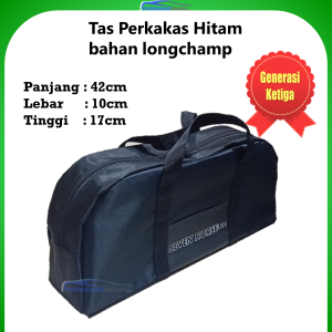 Tas Perkakas Toolbag Tool bag Hitam SEVEN HORSE bahan "longchamp" Generasi Ketiga muat kunci T by Perkakasmobil